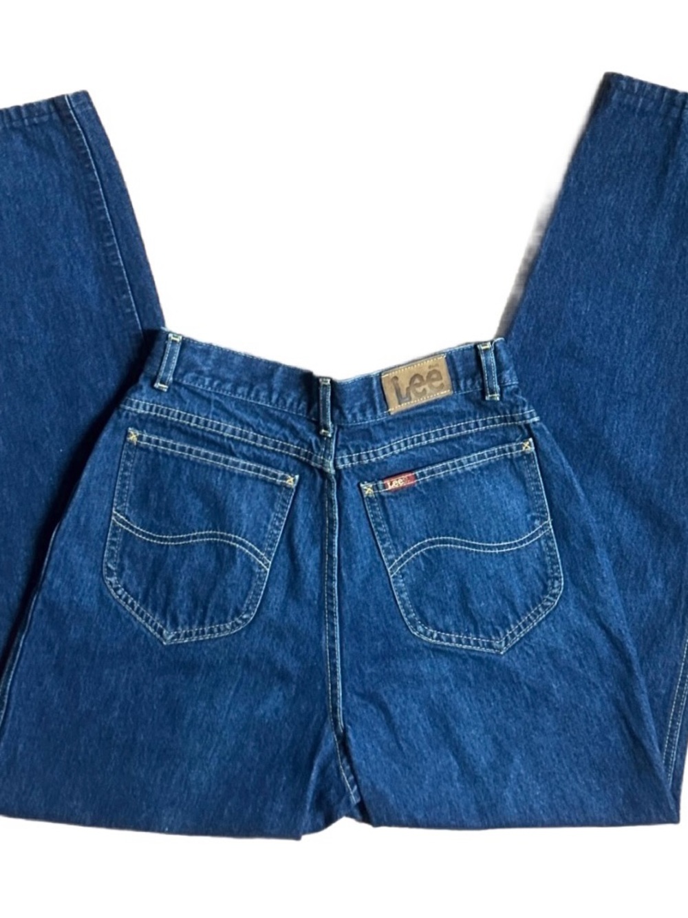 Lee ~ Vintage (1990’s) ~ USA ~ Size 10 (26/30) High Waisted Mom Blue Denim Jeans